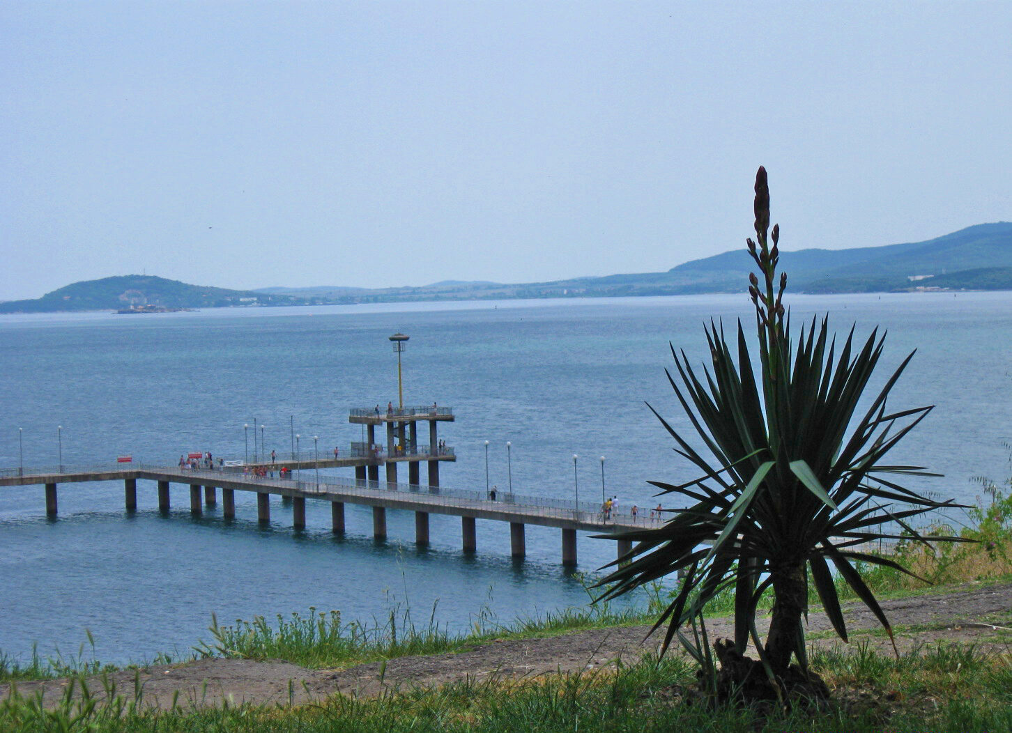 Burgas Pier and the Black Sea