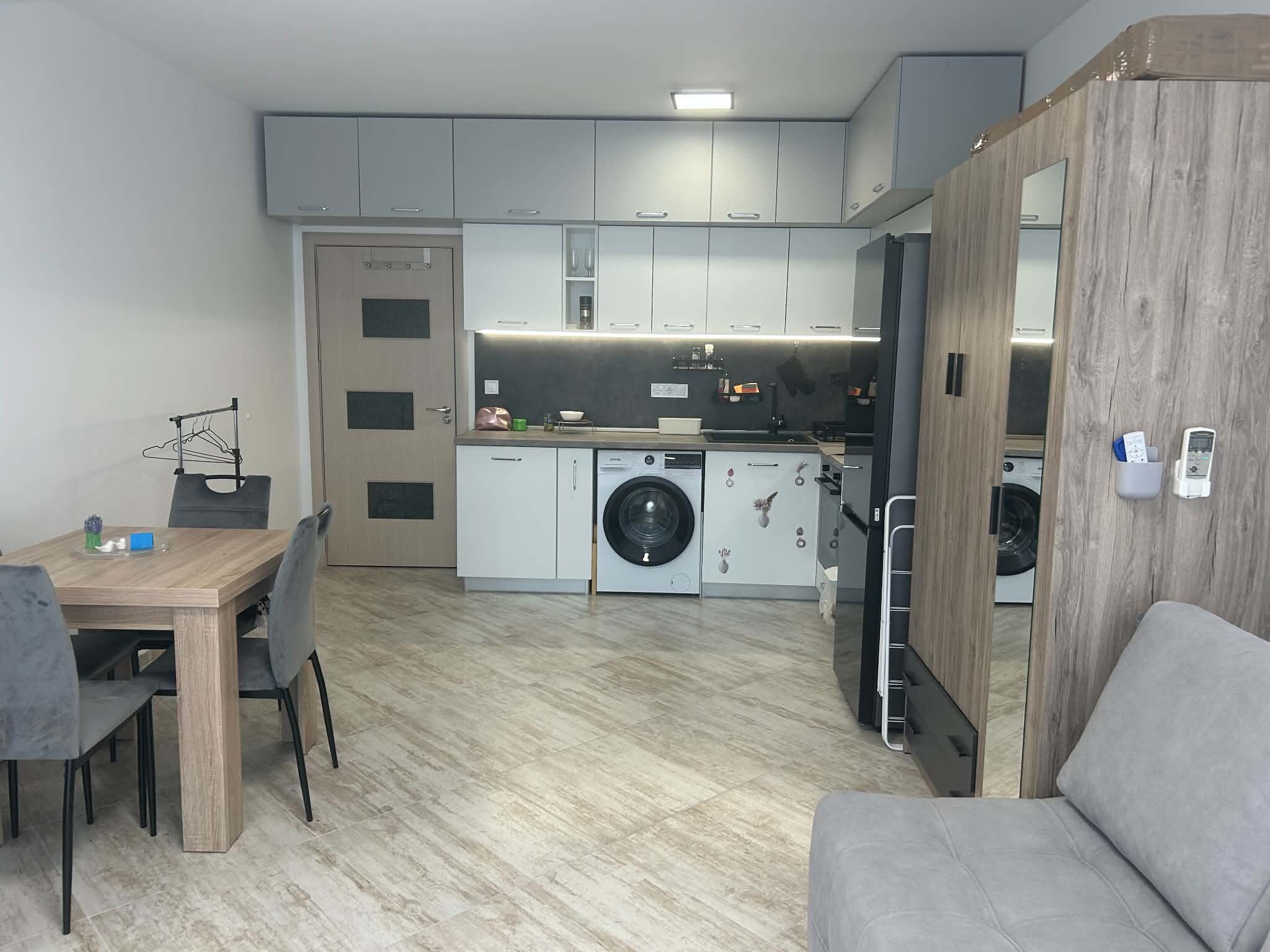 Kitchen and dining area