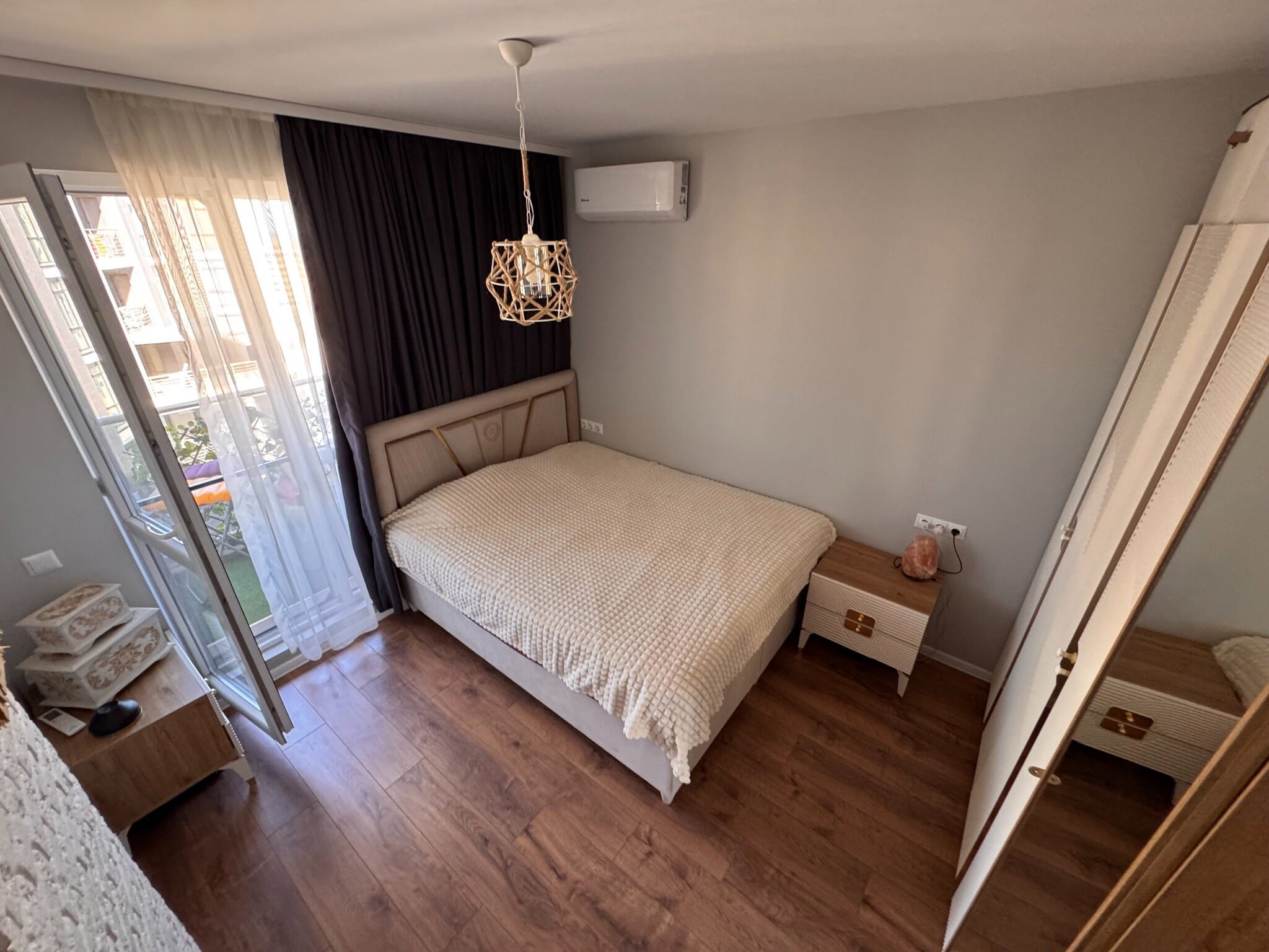Sunny Hill bedroom with balcony access